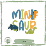 MINISAUR Bügelbild – Dino-Motiv für Kinder T-Shirts & DIY-Projekte - Sewando