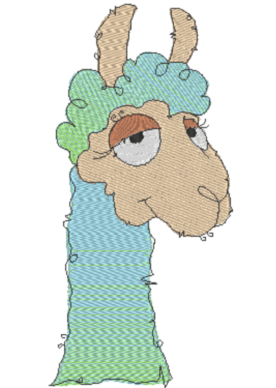 Stickdatei - Happy Stitching - Alpaka / Lama - Sewando