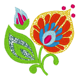 Stickdatei - Lowicz Blumen - Sewando