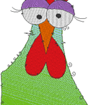 Stickdatei - Happy Stitching - Huhn - Sewando