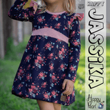 Happy Jassika - Gr 74-164 - Ballontunika + Kleid Schnittmuster - Sewando