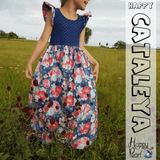 Happy Cataleya - Gr. 74-152 - Kleid Schnittmuster - Sewando