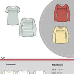 Schnittmuster Shirt Leoni Gr. 34-54 für Nähanfänger - Sewando