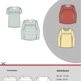 Schnittmuster Shirt Leoni Gr. 34-54 für Nähanfänger - Sewando