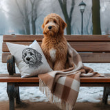 Stickdatei Golden Doodle "Chooper"- realistisch - FÜR HELLE STOFFE