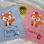 Stickdatei Fuchs Füllstich und Applikation 179 - Sewando