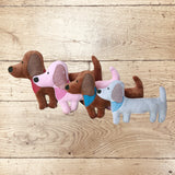 Stickdatei Hund Dackel In the Hoop Set 2598