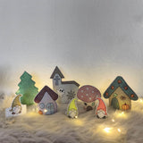 Stickdatei Herbst Dorf Halloween Set 2588 - Sewando