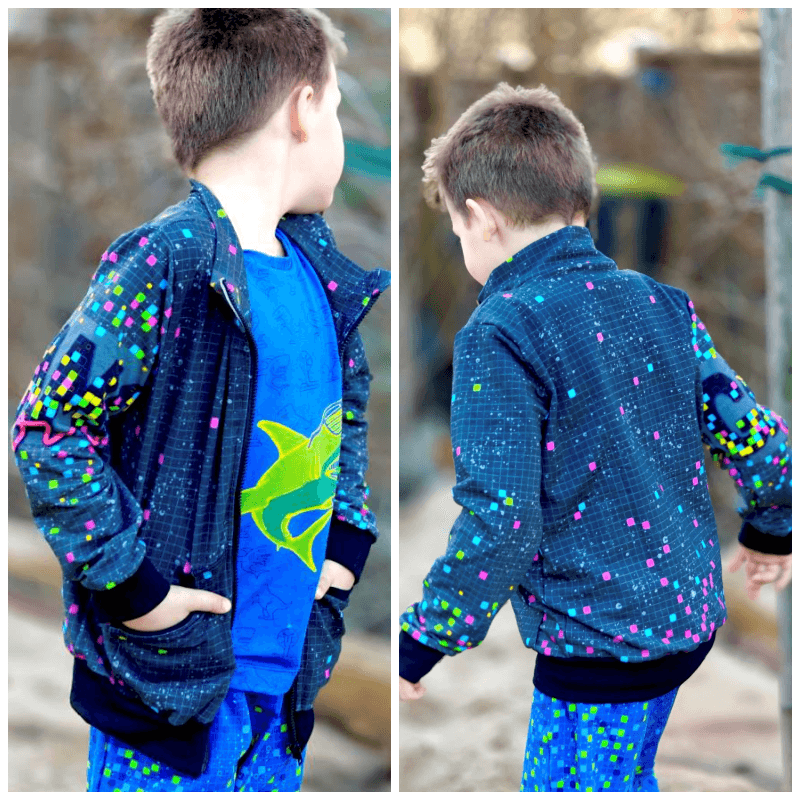 Schnittmuster Bounce Jacke Gr. 80 bis 152 - Sewando