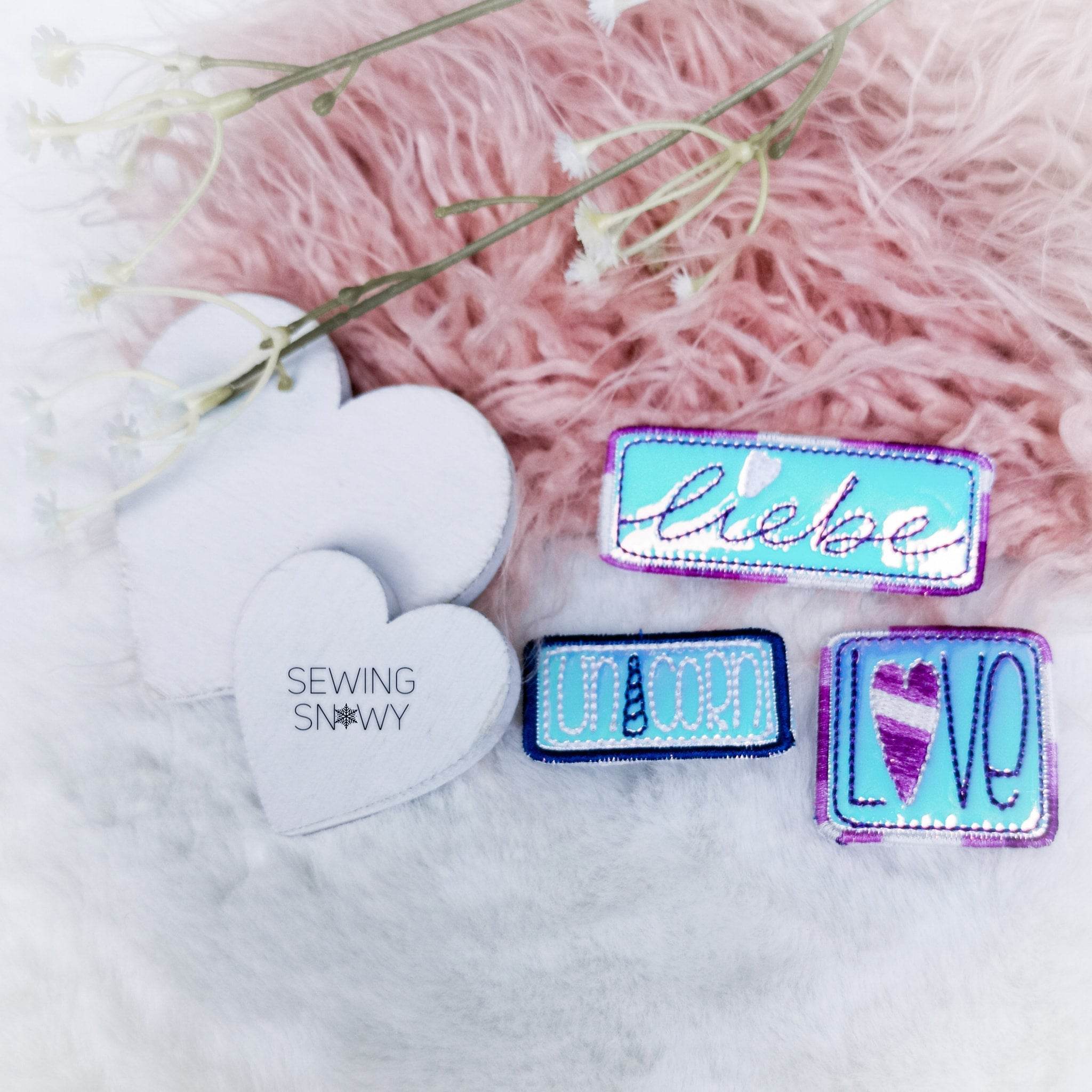 Stickdatei Einhornliebe - Kombipaket - Sewando