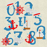 Stickdatei Schrift Maritim Set 111 - Sewando