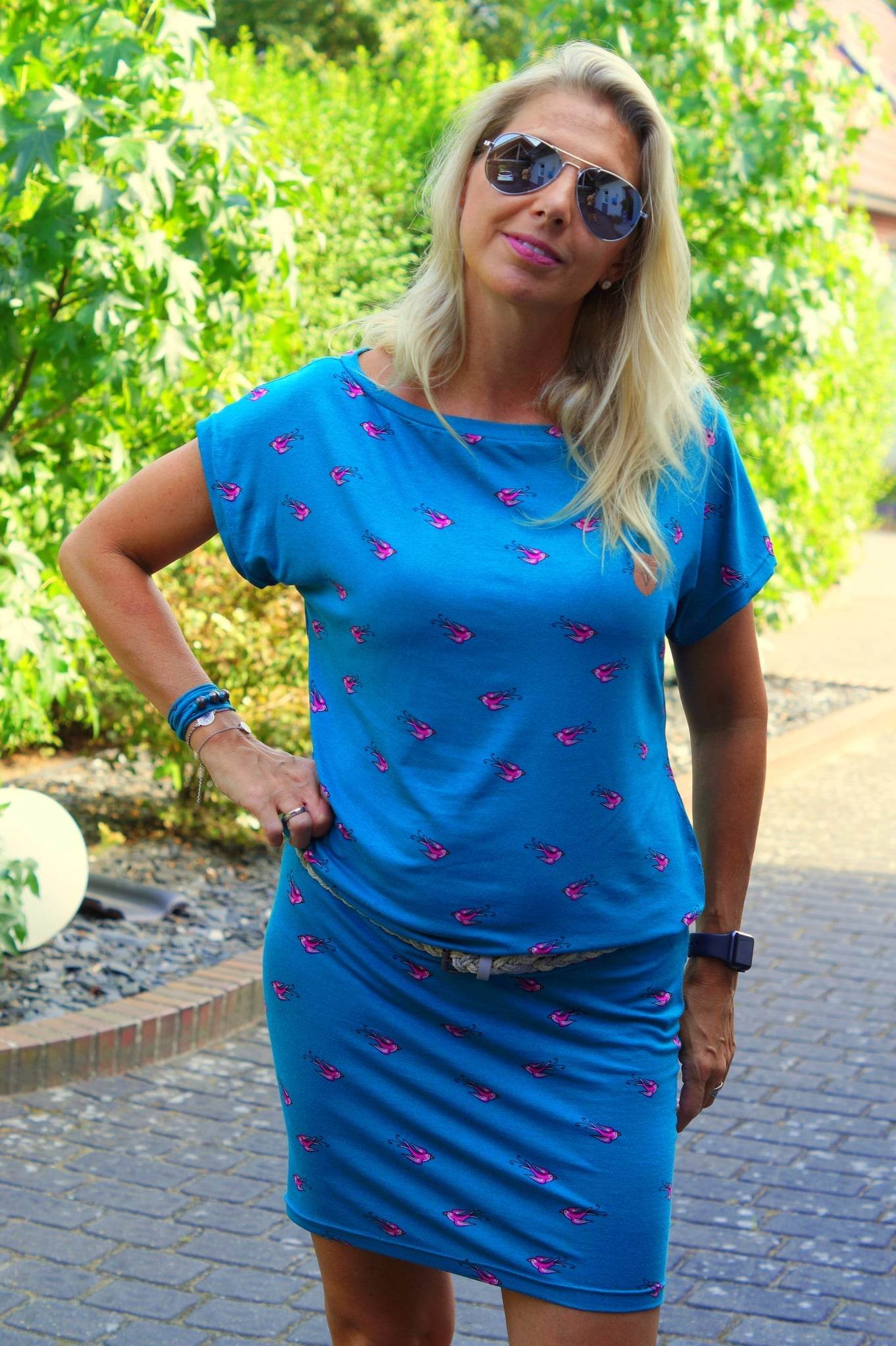 Schnittmuster Summer Turn-Up Sommerkleid Gr. XS - XL - Sewando