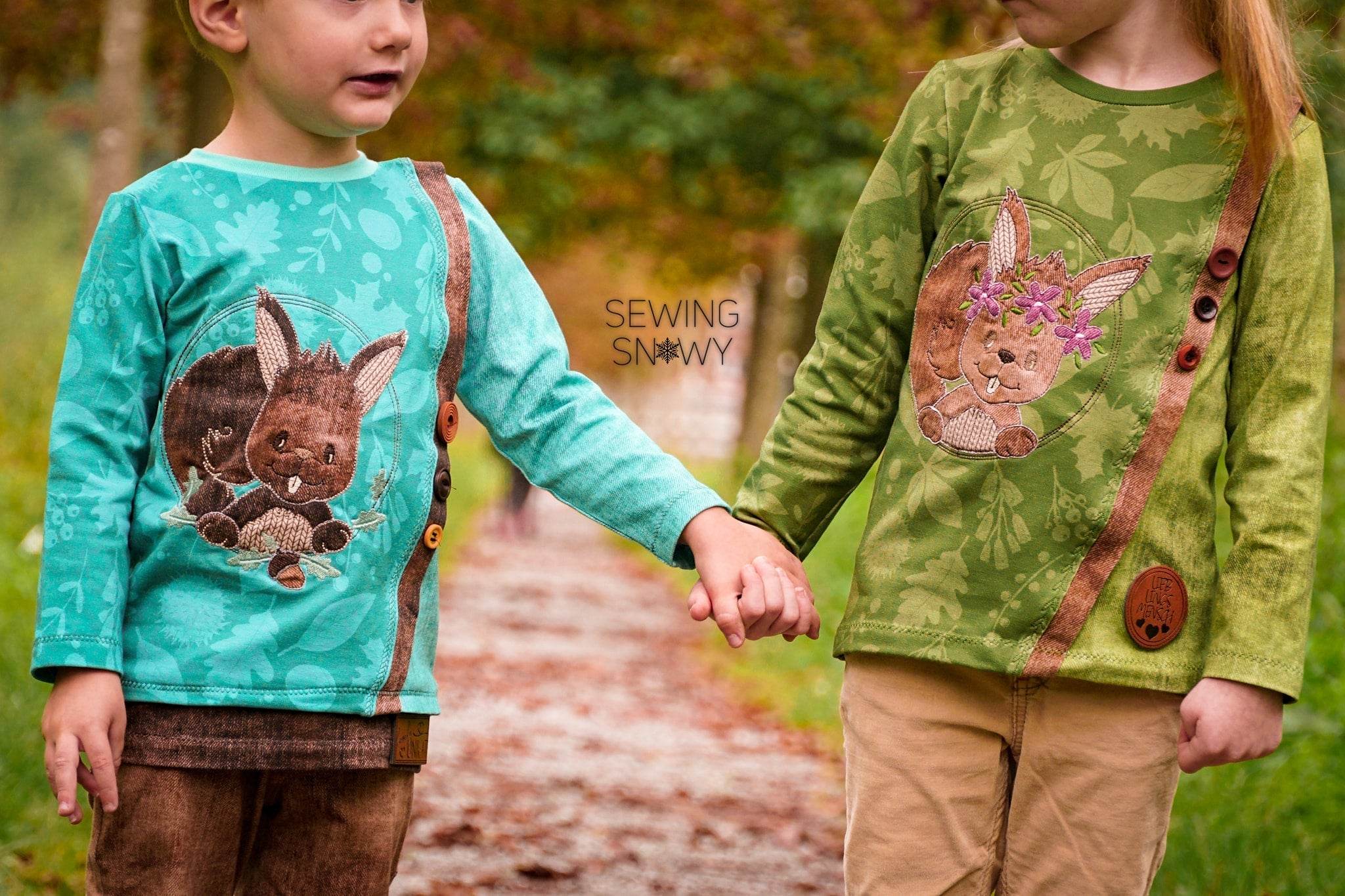 Stickdatei Hörnchen - Kombipaket - Sewando