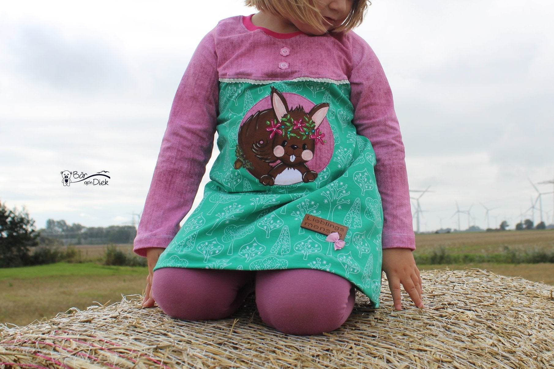 Applikationsvorlage Hörnchen - Sewando