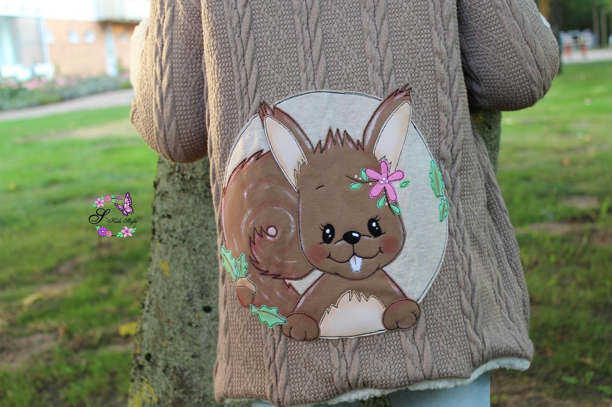 Applikationsvorlage Hörnchen - Sewando