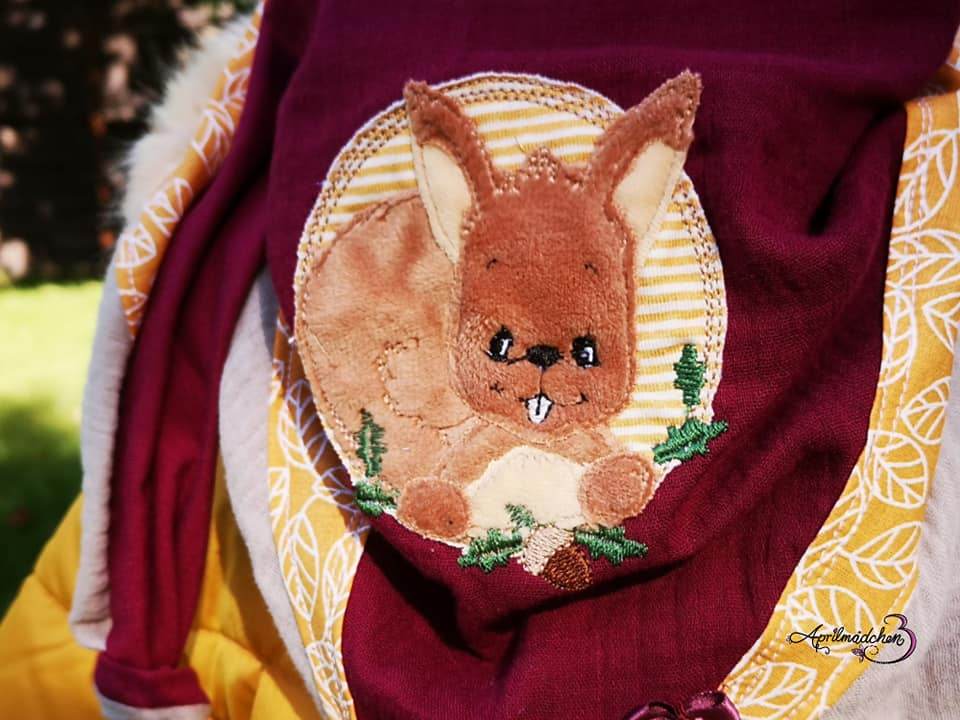 Stickdatei Hörnchen - Kombipaket - Sewando
