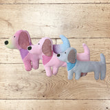 Stickdatei Hund Dackel In the Hoop Set 2598