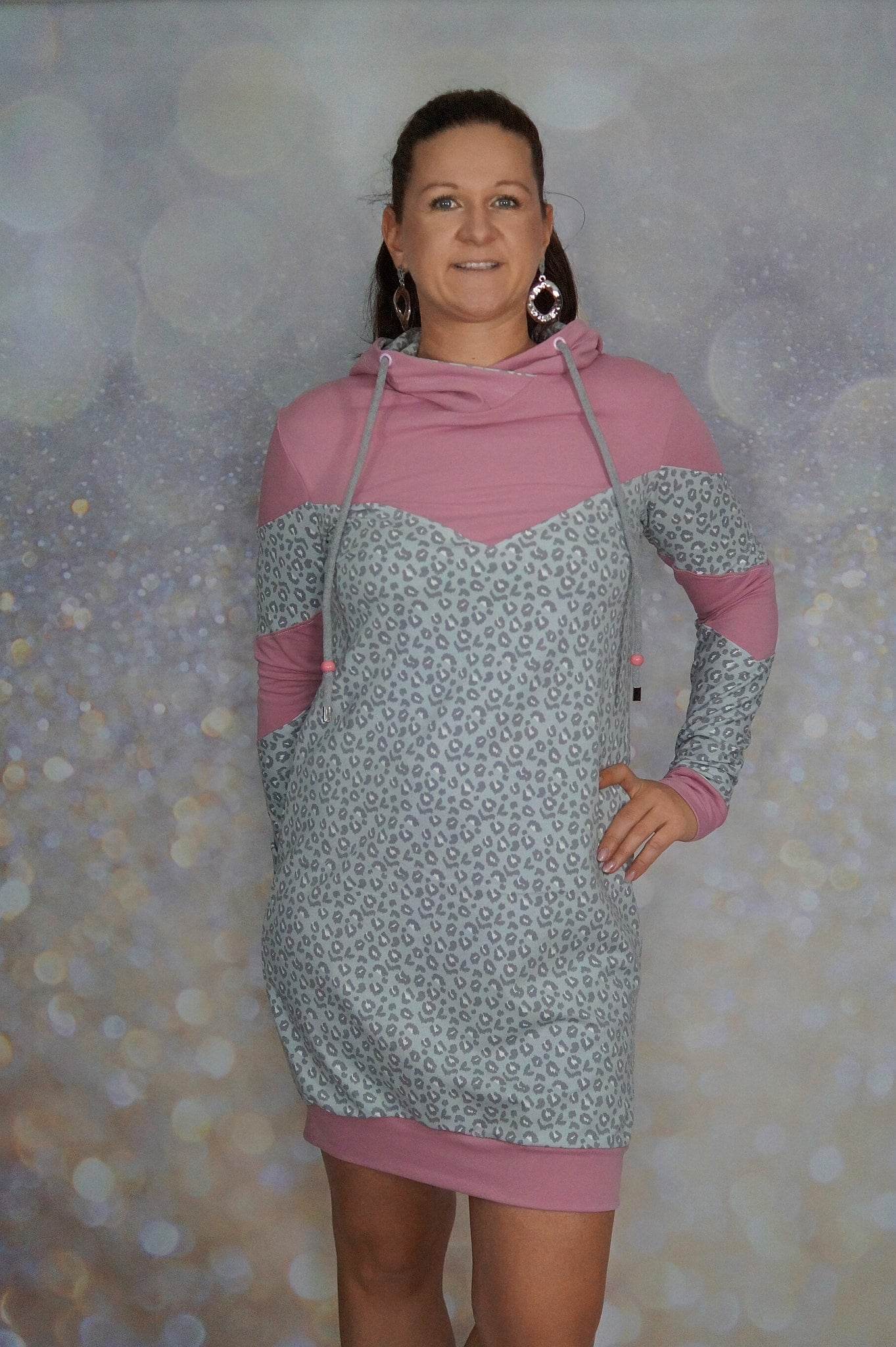 Hoodie Anneke Größe 32-54 inkl. Beamerdatei - Sewando