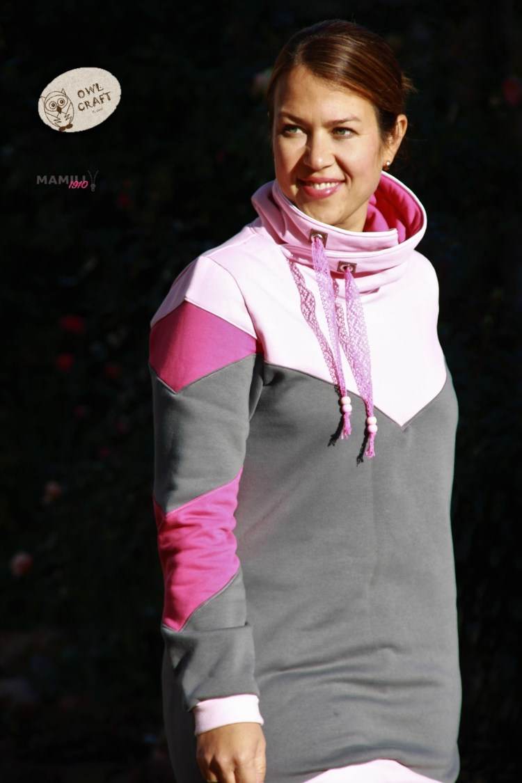 Hoodie Anneke Größe 32-54 inkl. Beamerdatei - Sewando