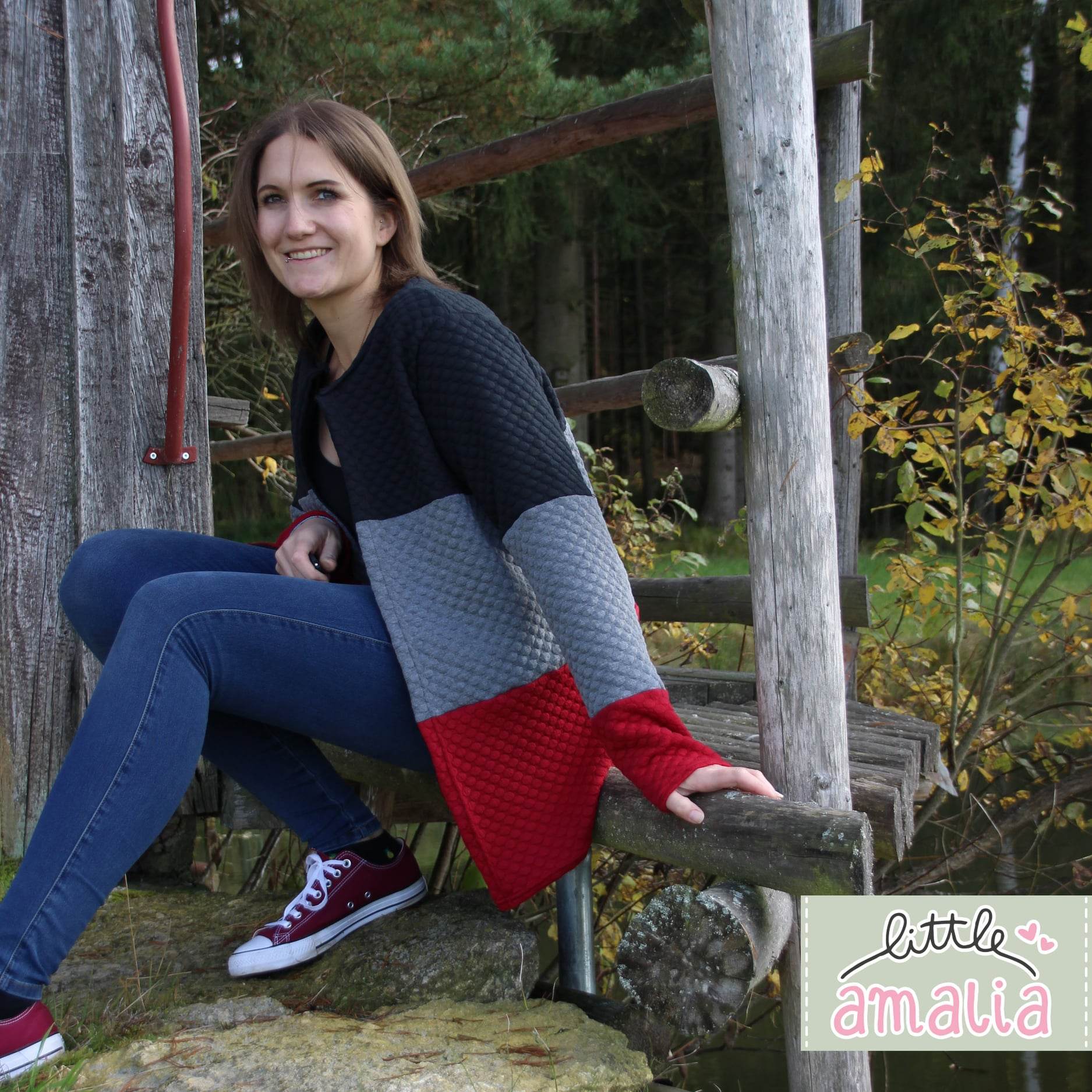 Cardigan Pippa - Gr 32-64 - EBook und Nähanleitung - Sewando