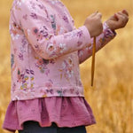 Schnittmuster Volantshirt Malili A0/A4 Gr. 74 bis 152 - Sewando