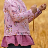 Schnittmuster Volantshirt Malili A0/A4 Gr. 74 bis 152 - Sewando