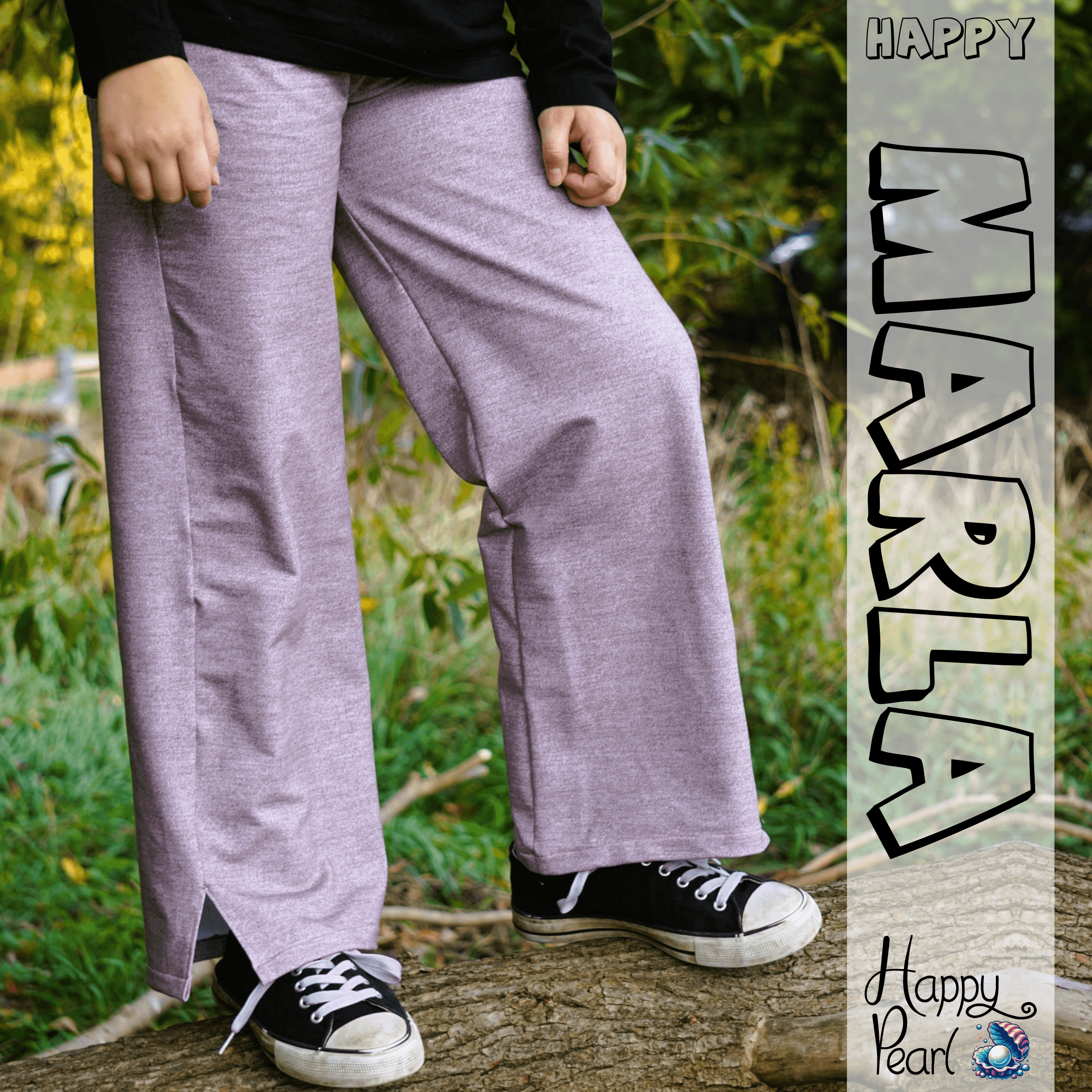 Happy Marla - Gr 98-164 - Wide Fit Hose Schnittmuster - Sewando