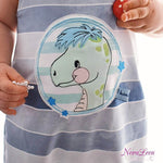Stickdatei Cool Dino - Rahmen 13x18 - Sewando