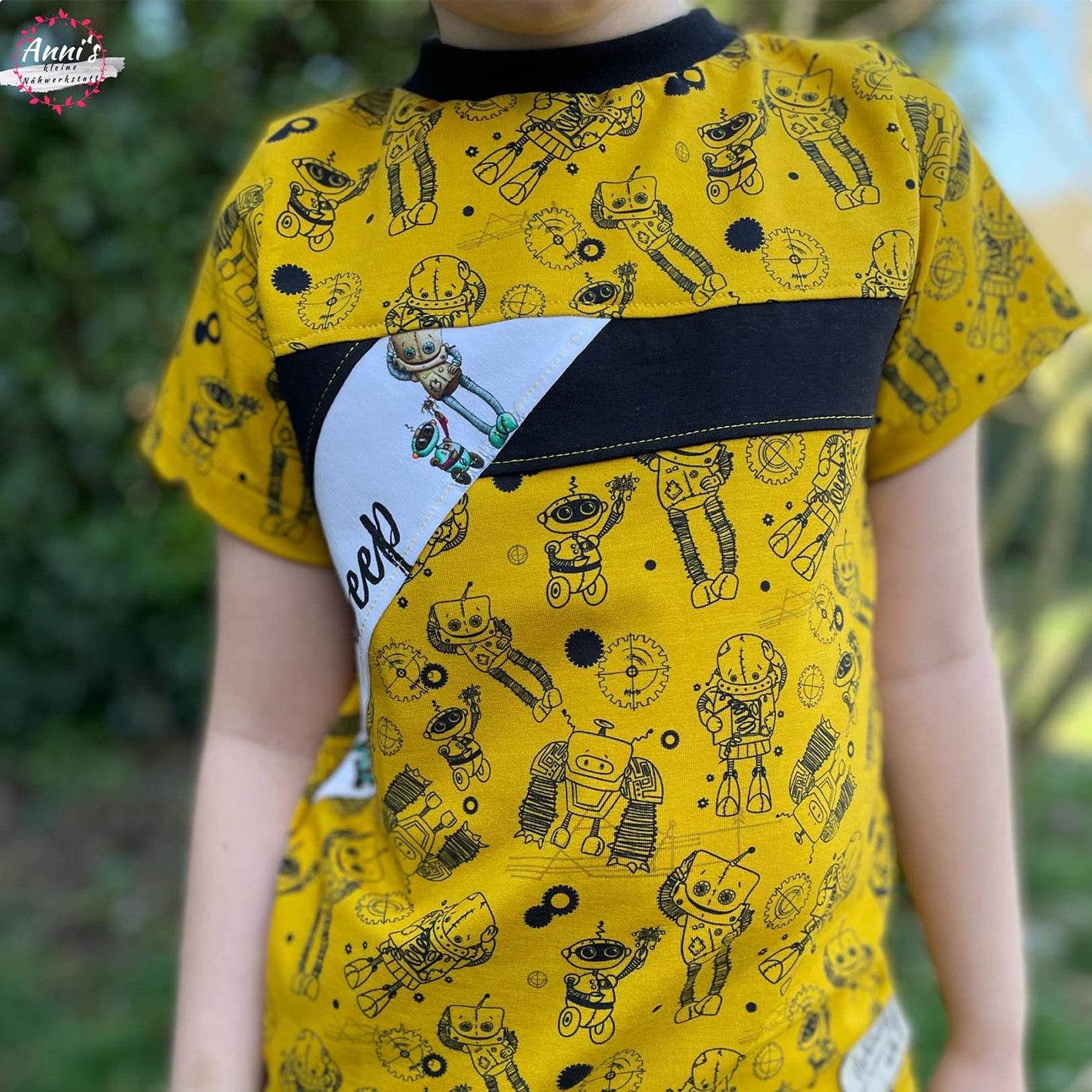 Schnittmuster Shirt ohne Namen Beamerversion Gr. 68 bis 164 - Sewando