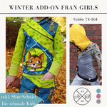 Schnittmuster Winter Add-on für Shirt Fran für Jungen Gr. 74-164 - Sewando