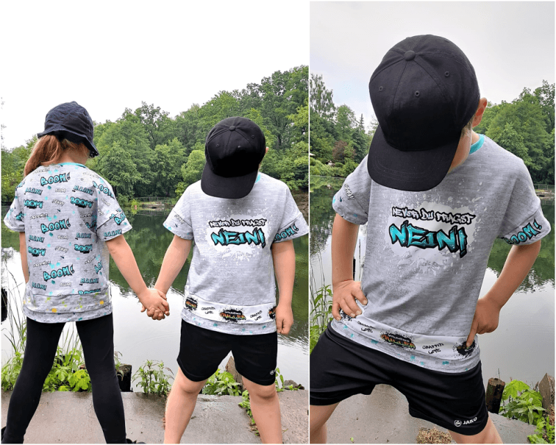 Schnittmuster Shirt AlldayDude Gr. 80 bis 152 - Sewando