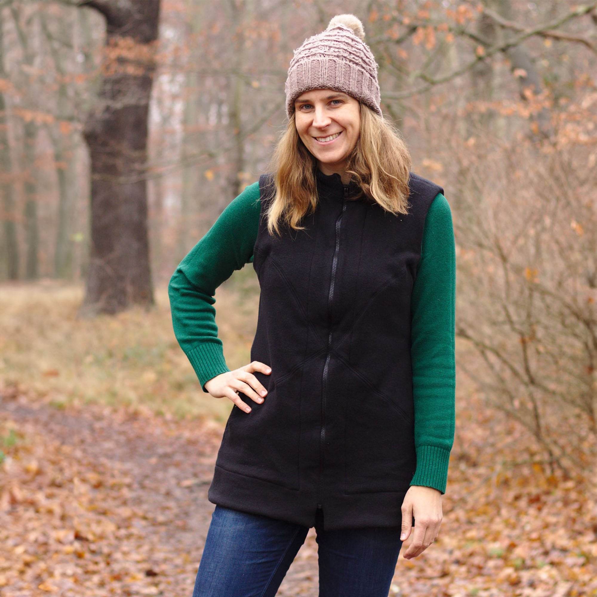 Schnittmuster Weste und Cape Hilkka - Größen 32 - 60 - Sewando