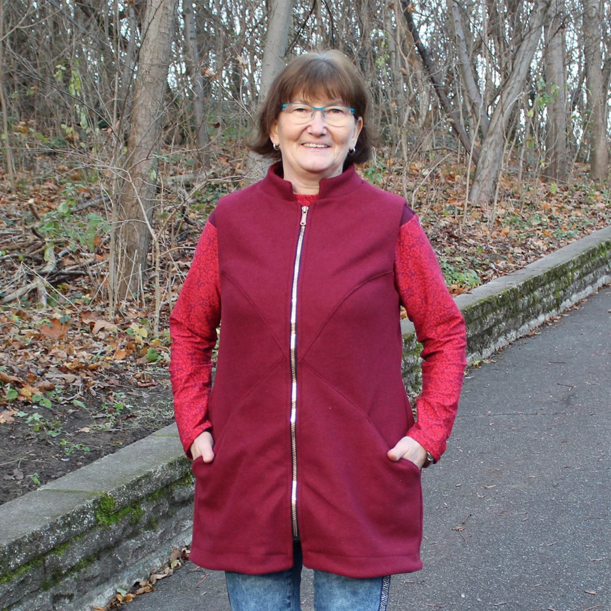 Schnittmuster Weste und Cape Hilkka - Größen 32 - 60 - Sewando