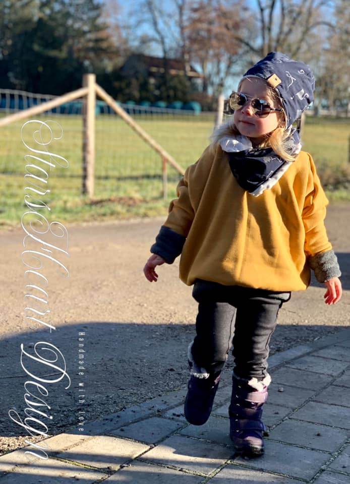 Schnittmuster Poncho Gr. 80 bis 152 - Sewando