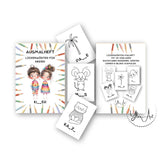 Lückenwörter-Malheft/Malvorlagen – 30 kreative Vorlagen zum Lernen & Ausmalen - Sewando