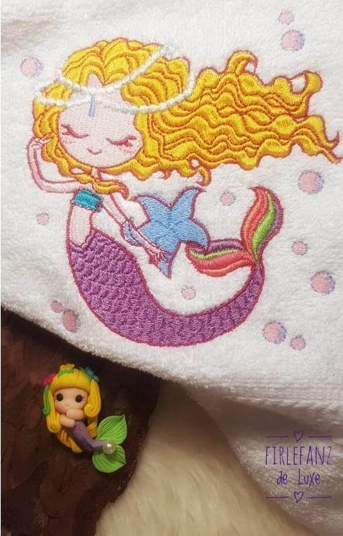 Meerjungfrau Stickdatei – magischer Tauchgang für deine Stickmaschine - Sewando