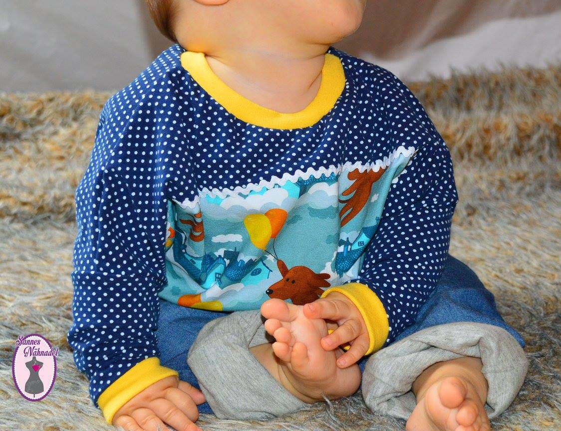 Schnittmuster Shirt/ Pullover Lara&Lars Gr. 68/74-152/158 - Sewando