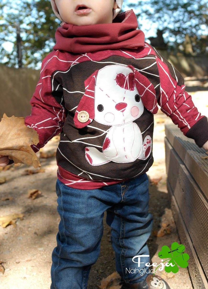 Schnittmuster Shirt/ Pullover Lara&Lars Gr. 68/74-152/158 - Sewando