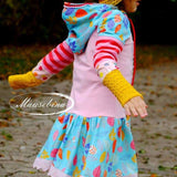 Schnittmuster UNISEX Hoodie / Kleid "LOTTCHEN" Gr. 68 - 164