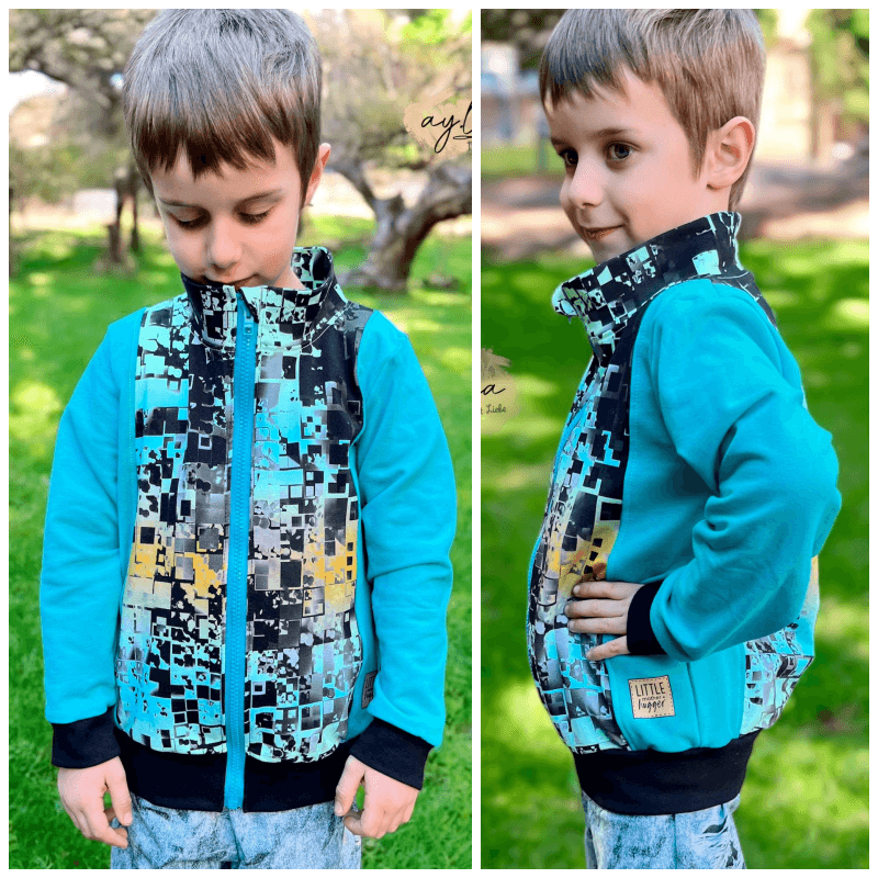 Schnittmuster Bounce Jacke Gr. 80 bis 152 - Sewando