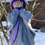 Schnittmuster Poncho Gr. 80 bis 152 - Sewando