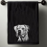 NEU Stickdatei Dogo Argentino "Brenda" - realistisch - FÜR DUNKLE STOFFE