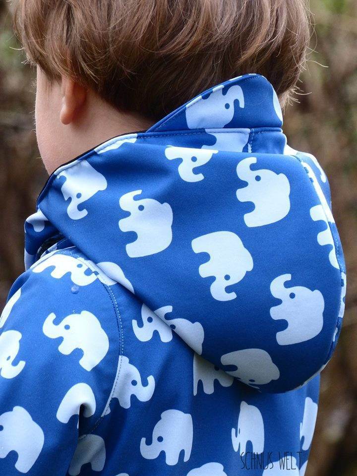 Mini Wetterheld Allwetter-Jacke, Winterjacke, Softshelljacke, Regenjacke für 69cm-104cm Körpergröße - Sewando