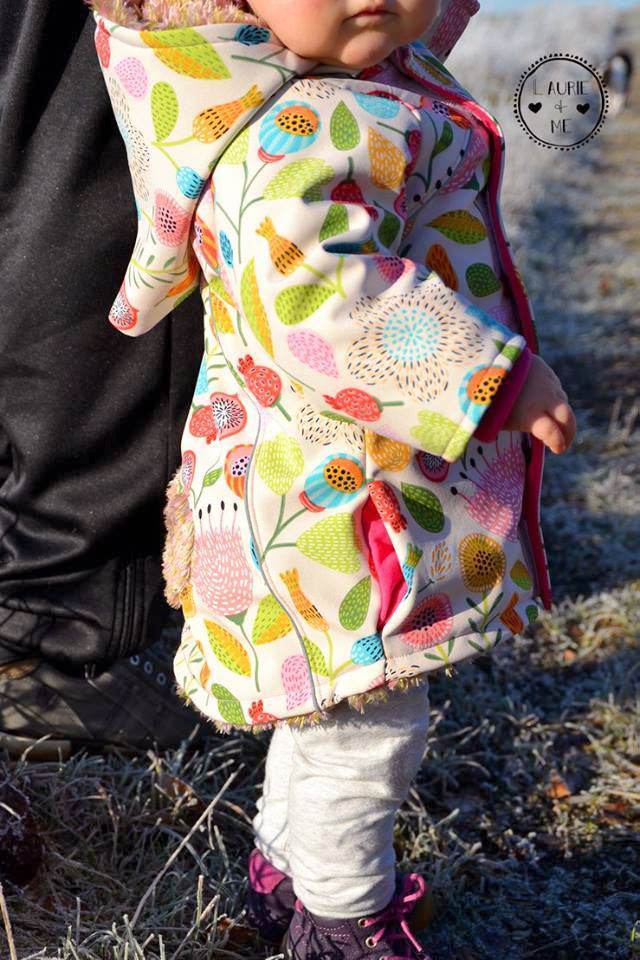 Mini Wetterheld Allwetter-Jacke, Winterjacke, Softshelljacke, Regenjacke für 69cm-104cm Körpergröße - Sewando