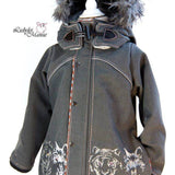 Mini Wetterheld Allwetter-Jacke, Winterjacke, Softshelljacke, Regenjacke für 69cm-104cm Körpergröße - Sewando