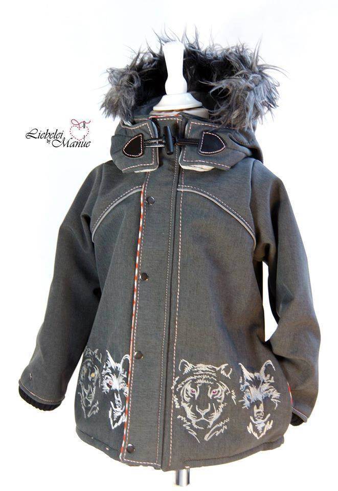 Mini Wetterheld Allwetter-Jacke, Winterjacke, Softshelljacke, Regenjacke für 69cm-104cm Körpergröße - Sewando