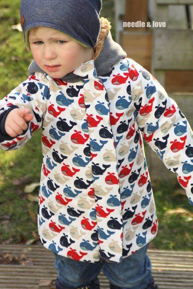 Mini Wetterheld Allwetter-Jacke, Winterjacke, Softshelljacke, Regenjacke für 69cm-104cm Körpergröße - Sewando