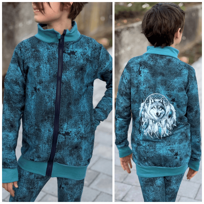 Schnittmuster Bounce Jacke Gr. 80 bis 152 - Sewando