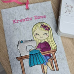 Mädchen Stickdatei – Nähglück und Herzenskunst für deine Stickmaschine - Sewando