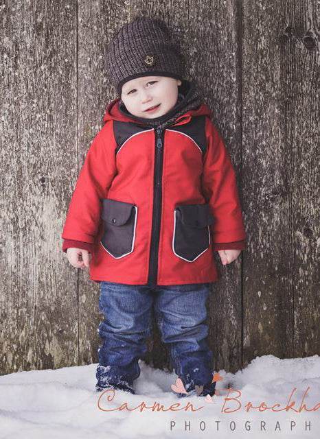 Mini Wetterheld Allwetter-Jacke, Winterjacke, Softshelljacke, Regenjacke für 69cm-104cm Körpergröße - Sewando